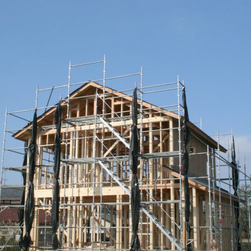ビュッフェ住宅モデルハウス　上棟しました！！